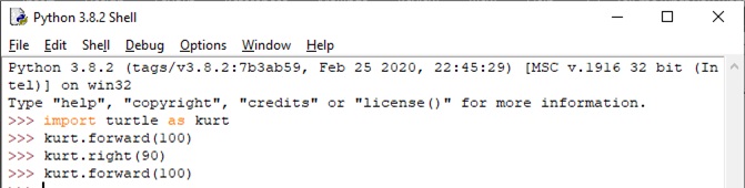 Python For Kids lesson screenshot: Step 1-4